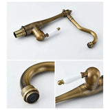 Klasyczny Mieszacz | Szlifowany Nikiel | Ciepła i Zimna Woda | Pojedyncza Gałka