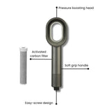 AquaGlow Beauty Filter Prysznic – Wysokie Ciśnienie, Oszczędność Wody & Filtrowana Woda – Okrągły Wzór Ręczny