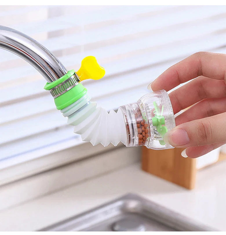 EcoStream 360 – Uniwersalna Oszczędzająca Wodę Nakładka na Kran z Obrótową Dyszą