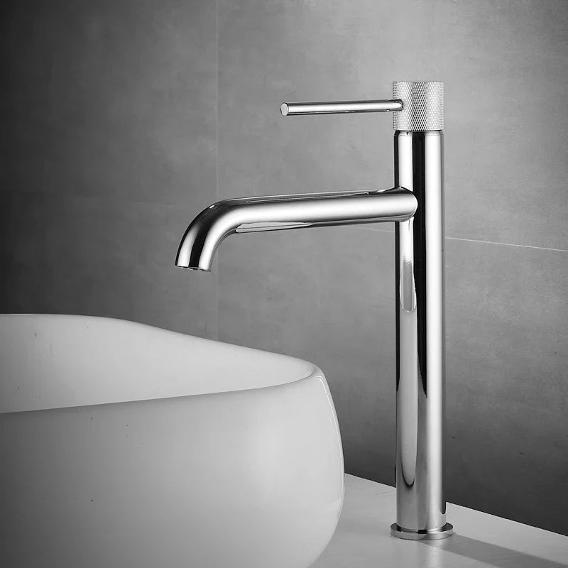 Czarny Kran Łazienkowy | Mosiądz | Pojedyncza Dźwignia – Nowoczesny i Elegancki