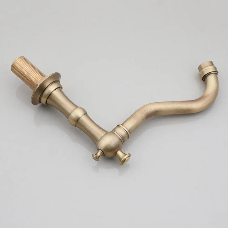 AquaVintage 3-Strumieniowa Kran Łazienkowy do Zlewu – Klasyczny Luksus w Stylu Antyczna Miedź