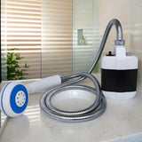 AquaNomad Przenośna Pompa Prysznicowa do Kempingu – Ręcznie Obsługiwany Prysznic na Zewnątrz dla Podróży, Plaży i Zwierząt Domowych