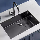 Zlewozmywak ze stali nierdzewnej Duży Pojedynczy Nano Grawerowany Plastrowy Zlewozmywak Podblatowy