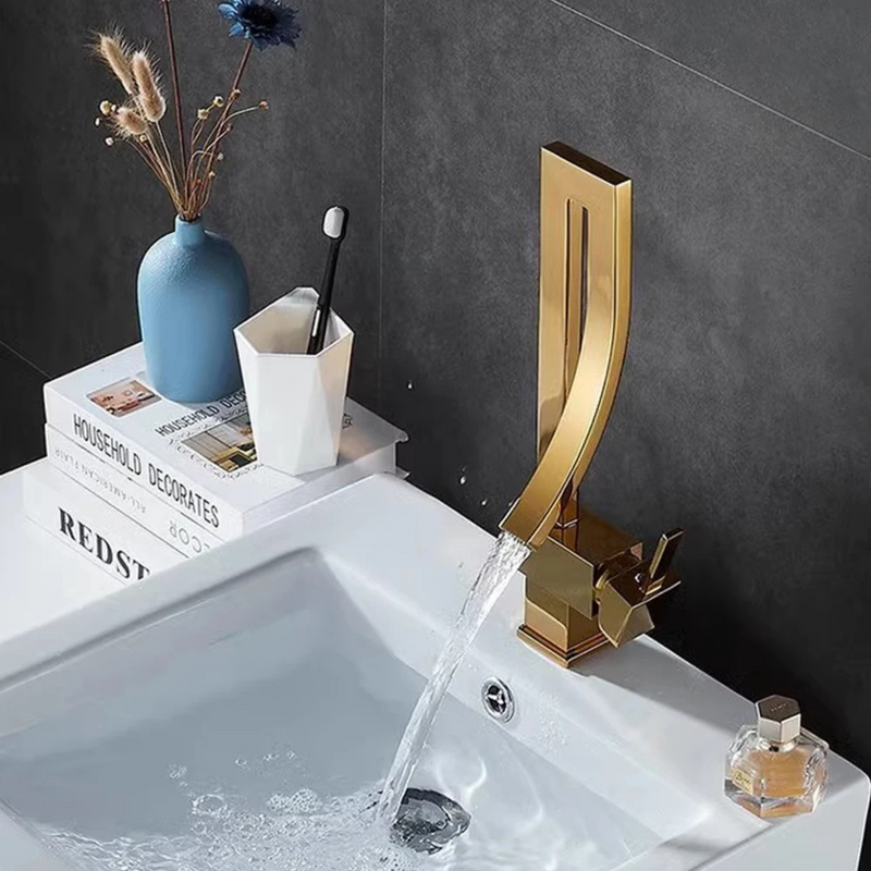 Nowoczesna bateria zlewozmywakowa z wylewką wysoką