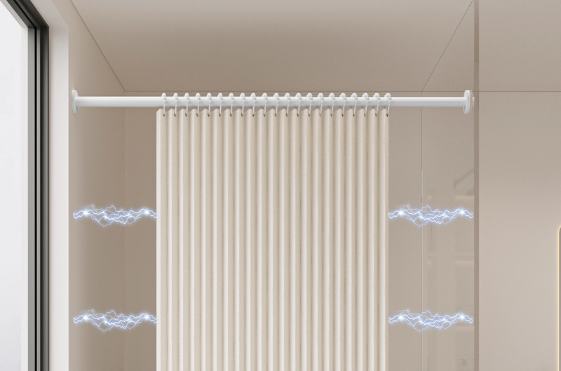 AquaFold Luxe – Składana Zasłona Prysznicowa z Designem Akordeonowym