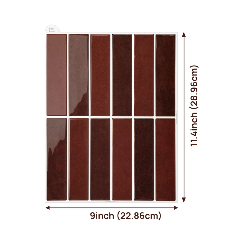 MarbleStyle – 3D Marmurowe Samoprzylepne Płytki Ścienne (10 sztuk)