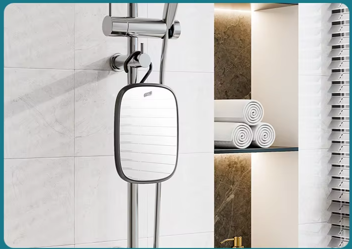 ClearView Lustro pod prysznic – Bezparowe lustro do golenia i podróży