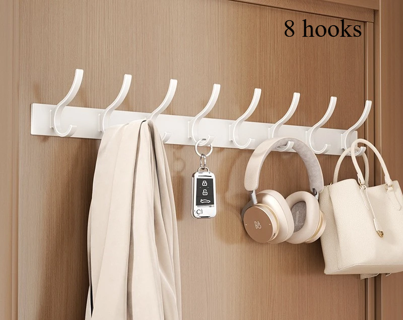 Luksusowy Czarny Hak Aluminiowy Wandkapstok