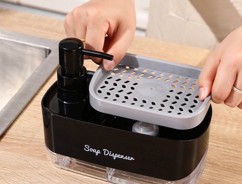 DualPress Pojemnik na Płyn do Mycia Naczyń