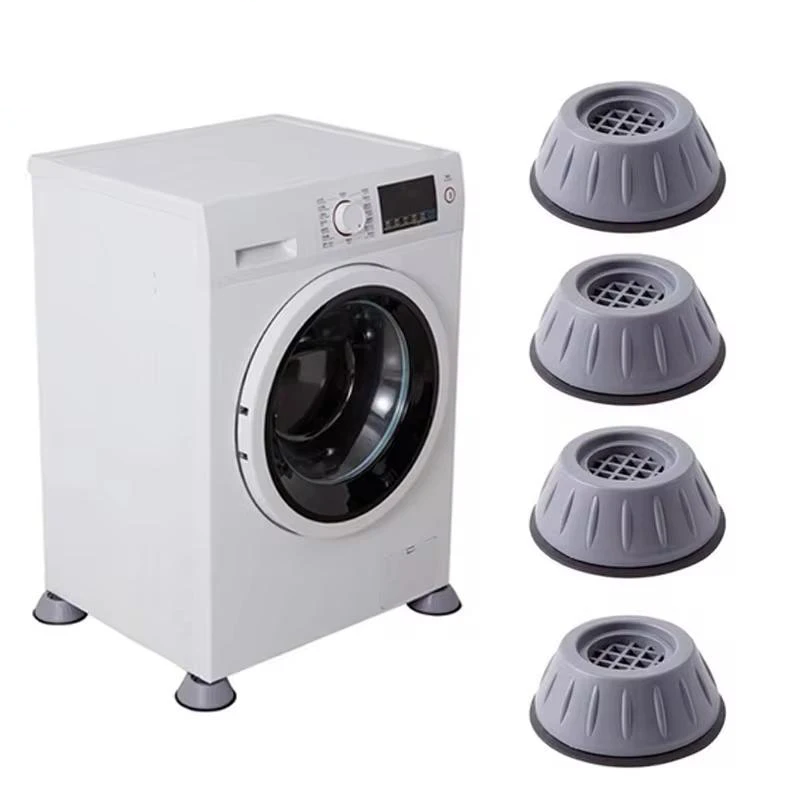 SilentGuard – Anty-Wibracyjne i Anty-Poślizgowe Nóżki do Prania i Mebli (4 sztuki)