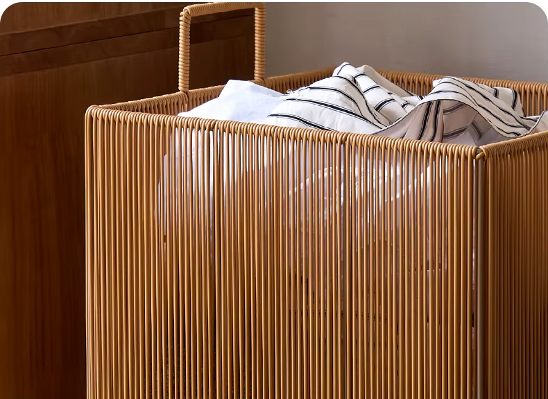 LaundrEase Estetyczny Kosz na Bieliznę