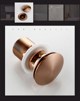 Bagnolux Różowo-Złoty Odpływ Umywalkowy