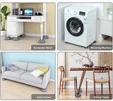 SilentGuard – Anty-Wibracyjne i Anty-Poślizgowe Nóżki do Prania i Mebli (4 sztuki)