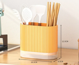 Organix – Wielofunkcyjny organizer sztućców z odpływem i montażem naścienny (Bez wiercenia)