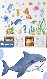 SeaWorld Ocean – Naklejki Ścienne z Zwierzętami Podwodnego Świata