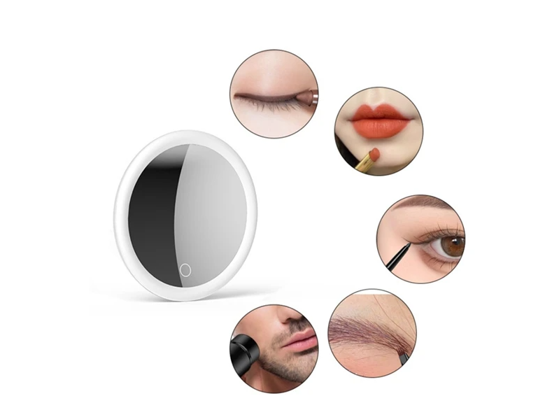 VisiLuxe 10X Powiększające Lustro do Makijażu z LED