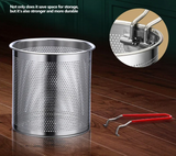 TempuraPro – Japanska Głęboka Friteuza Oszczędzająca Olej Zestaw ze Stali Nierdzewnej 304