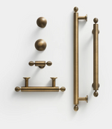 BrassElegance Mosiężny Antyczny Uchwyt T-kształtny do Szaf i Mebli