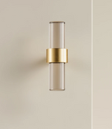 Nowoczesny Mosiężno-Akrylowy Uchwyt Meblowy