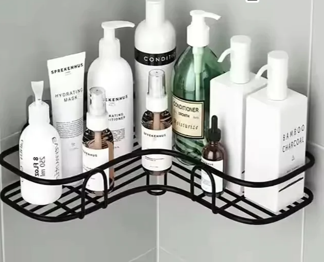 WallPro – Narożna Półka Łazienkowa i Kuchenna do Montażu na Ścianie