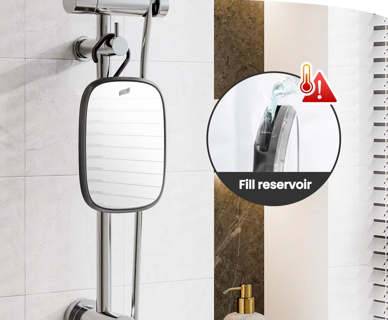 ClearView Lustro pod prysznic – Bezparowe lustro do golenia i podróży