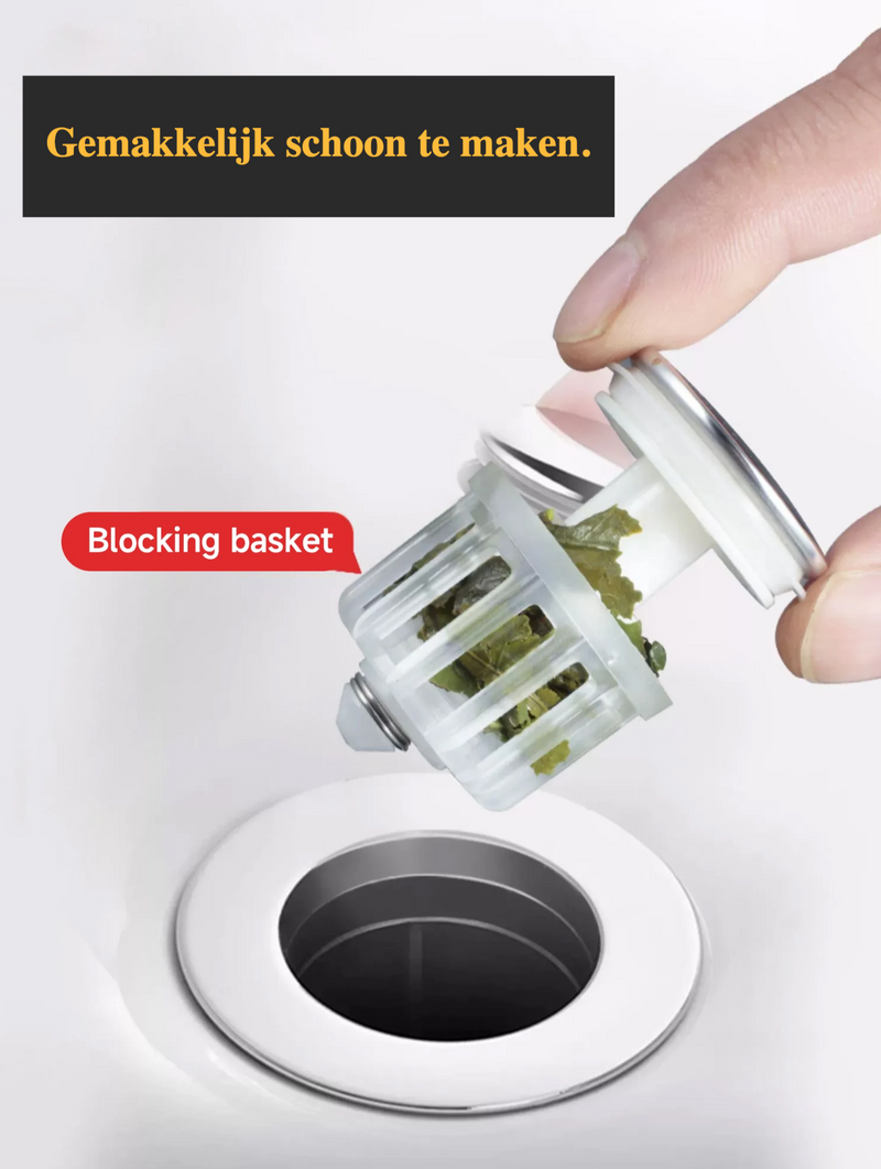 CleanSeal Uniwersalny Zatyczka do Zlewu Pop-Up