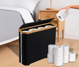 RollGuard Elegancki Kosz na Papier Toaletowy z Pokrywą