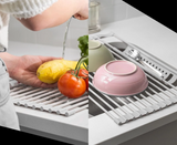 FoldRack Opvouwbaar Afdruiprek ze Stali Nierdzewnej