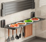 FlexiRack – Składany Stojak na Przyprawy z Hakami