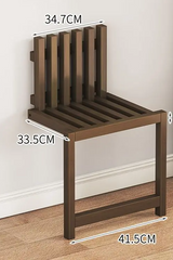 Ultrawąska Składana Ławka Wejściowa – Montowana na Ścianie Bez Wiercenia