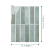 MarbleStyle – 3D Marmurowe Samoprzylepne Płytki Ścienne (10 sztuk)