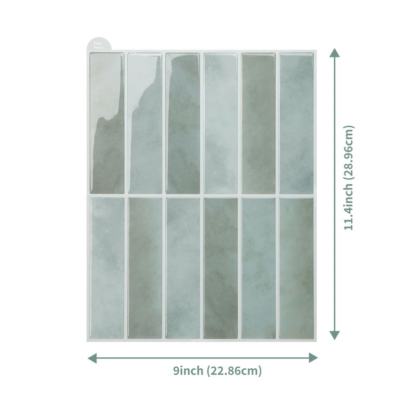 MarbleStyle – 3D Marmurowe Samoprzylepne Płytki Ścienne (10 sztuk)