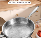 TitanPro – Czysto Tytanowa Patelnia z Wzorem Młotka