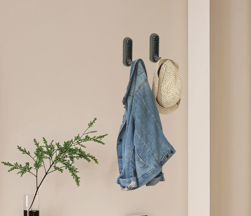 FoldMate 4-częściowy zestaw – Składany hak ścienny ze stopu cynku