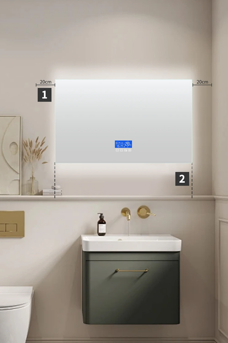 LumiTherm XL LED Lustro Łazienkowe