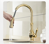 AquaFlex – Srebrna Wysuwana Kran Kuchenny z 360° Obrótną Wylewką