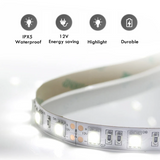 40/50/60CM Okrągłe Inteligentne Lustro Hotelowe do Sypialni Lustro Łazienkowe z Funkcją Zapobiegającą Parowaniu z Regulowanym Podświetleniem LED w 3 Kolorach