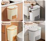 EcoBin Kuchnia & Łazienka Ścienny Kosz na Śmieci – 8.5L / 12L Z Pokrywą