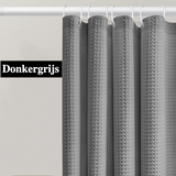 AquaWafel Luxe Zasłona Prysznicowa – Ekstra Gruby Wzór Wafelkowy