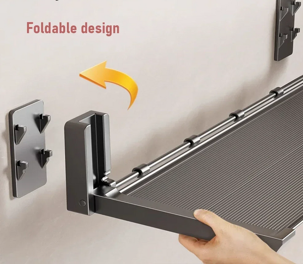 FlexiRack – Składany Stojak na Przyprawy z Hakami