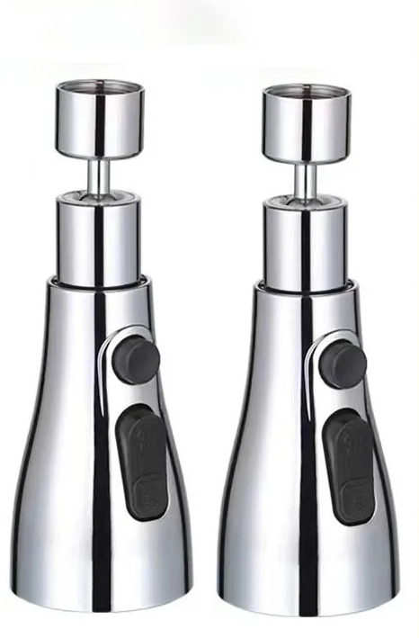 HydroFlex360 – Wielofunkcyjny 360°/720° Obrotowy Nakładka na Baterię Kuchenną z 3 Trybami Wody