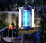 Minimoon Owadobójcza Lampa Elektryczna 2 w 1 – Pułapka na Owady z Podwójnym Oświetleniem | Moc 14 W | Do Domu i Pomieszczeń Użytkowych