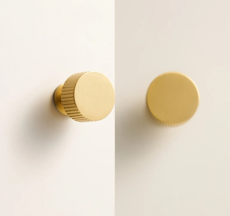 Nurlin Masywne Mosiężne Gałki Meblowe