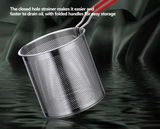 TempuraPro – Japanska Głęboka Friteuza Oszczędzająca Olej Zestaw ze Stali Nierdzewnej 304