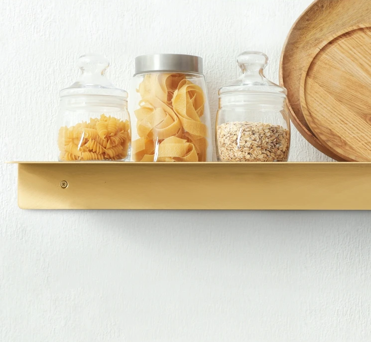 Nurlin Luxe Mosiężny Stojący Wieszak na Ubrania