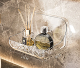 ClearGrip Akrylowa Półka Łazienkowa Bez Wiercenia