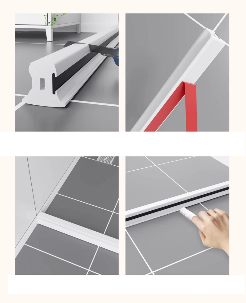 AquaFold Luxe – Składana Zasłona Prysznicowa z Designem Akordeonowym