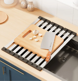 FlexiRack – Wysuwany i Składany 304 Stal Nierdzewna Ociekacz do Zlewu