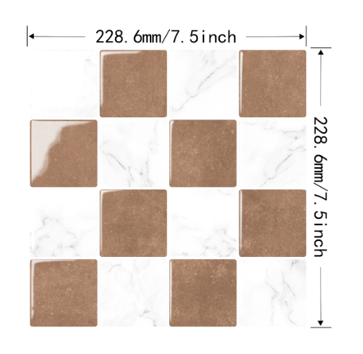 MosaicoLux – 3D Mozaik Samoprzylepne Płytki Ścienne (10/30 sztuk)