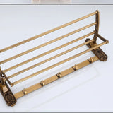 Składany Wieszak na Ręczniki | Aluminium | 50–60 cm | Przenośny & Lakierowany